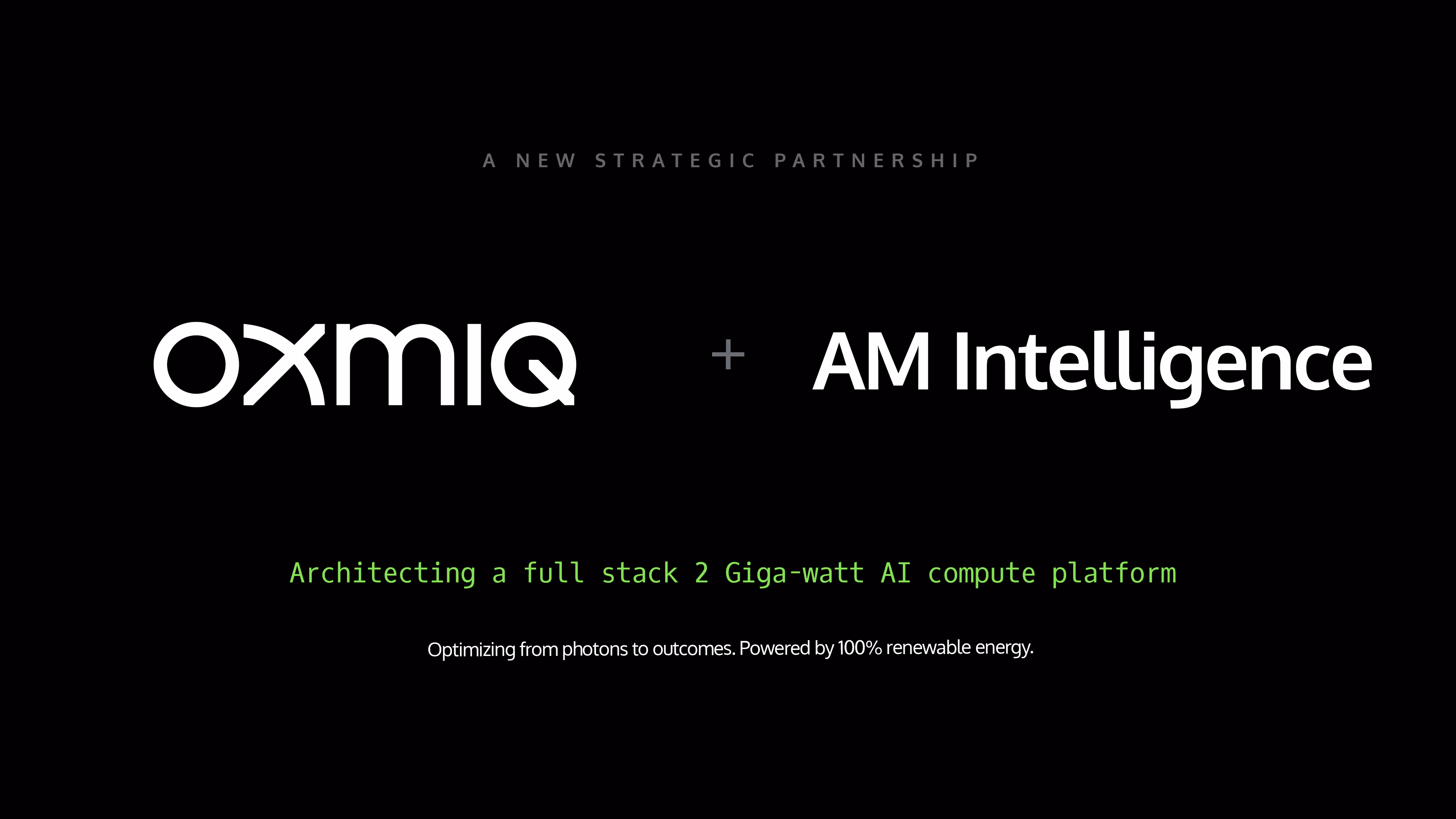 AM Intelligence Labs Renewable AI Compute Platform