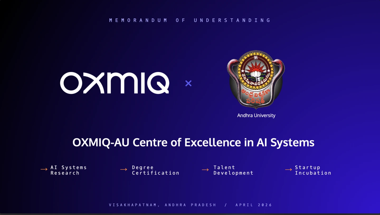 OXMIQ-AU MOU signing