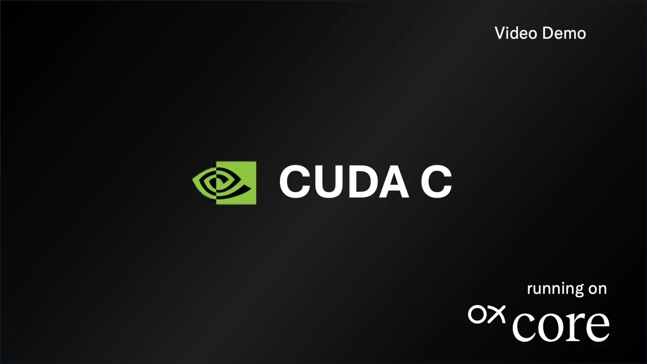 CUDA C on OxCore